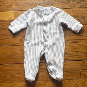 Nellapima Quilted White Kids Footie 3-6 months